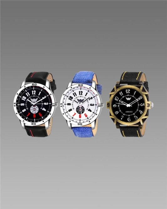 Combo of 3 Analog Watch